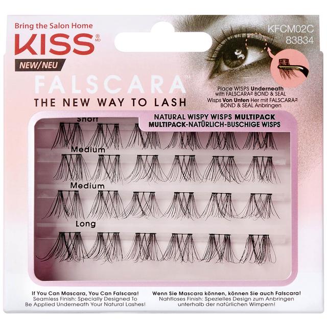 Kiss Falscara Eyelash Wisp Multi - 02-Natural Wispy on Productcaster.