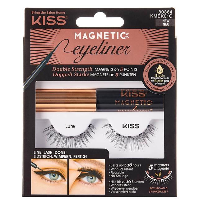 Kiss Magnetic Eyeliner/Eyelash Kit 01 - Lure on Productcaster.