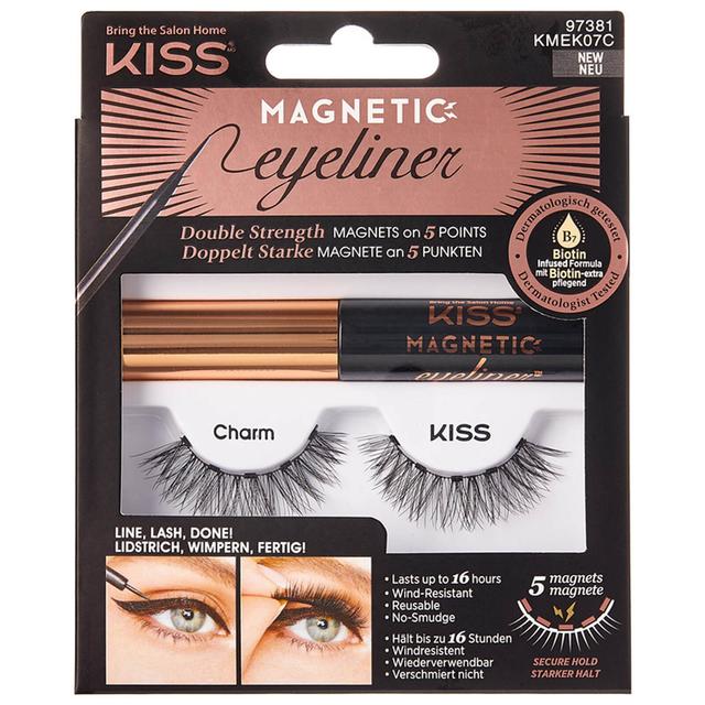 Kiss Magnetic Eyeliner/Eyelash Kit 07 - Charm on Productcaster.