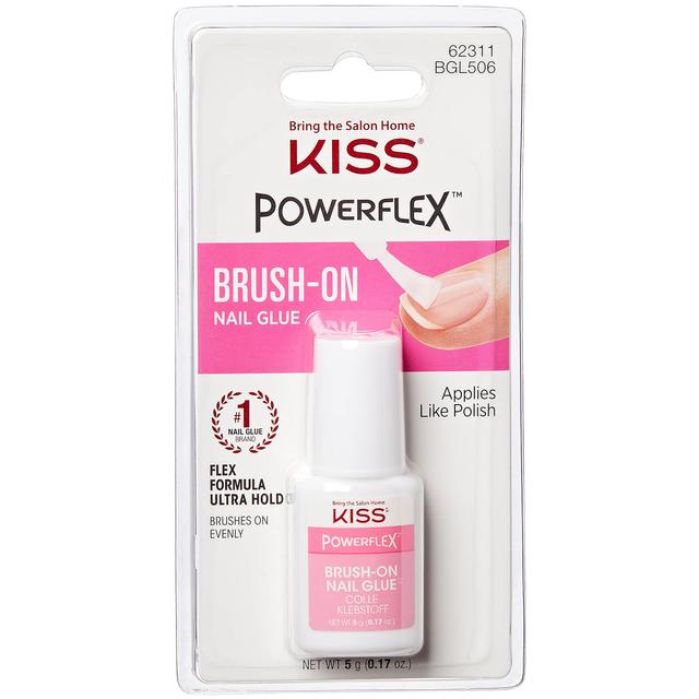 KISS Powerflex Glue Brush on Nail Glue 23g on Productcaster.