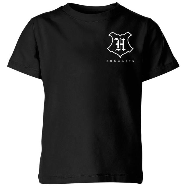 Harry Potter Ombré Hogwarts Sigil Kids' T-Shirt - Black - 7-8 Jahre - Schwarz on Productcaster.