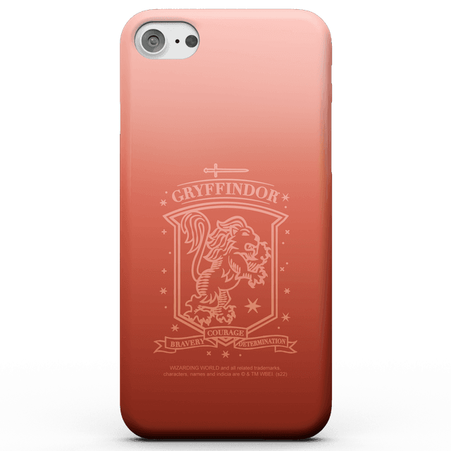 Harry Potter Ombré Gryffindor Messages Phone Case for iPhone and Android - iPhone 13 Mini - Snap Hülle Matt on Productcaster.