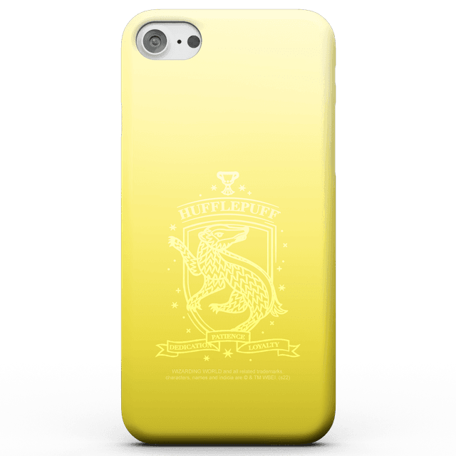 Harry Potter Ombré Hufflepuff Messges Phone Case for iPhone and Android - Samsung S6 - Snap Case - Matte on Productcaster.