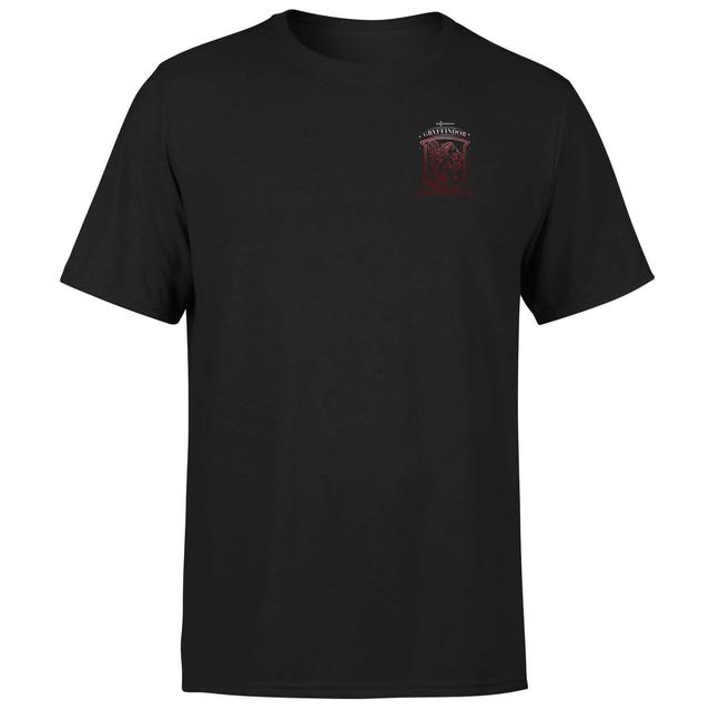 Harry Potter Ombré Gryffindor Sigil Men's T-Shirt - Black - 3XL - Schwarz on Productcaster.