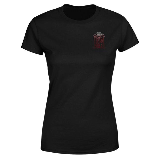 Harry Potter Ombré Gryffindor Sigil Women's T-Shirt - Black - XL - Schwarz on Productcaster.