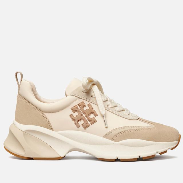 Tory Burch Good Luck Suede-Trimmed Nylon Running-Style Trainers - UK 6 on Productcaster.