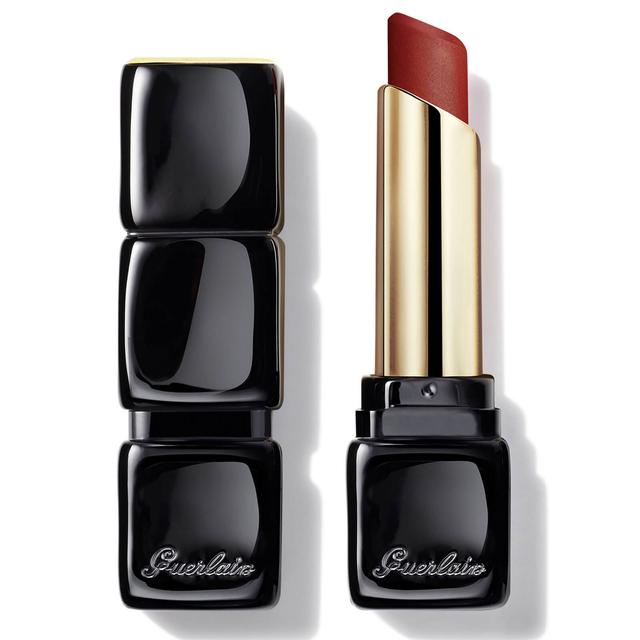 Guerlain Kisskiss Tender Matte 16 Hour Comfort Lightweight Luminous Matte Lipstick 2.8g (Various Shades) - 770 Desire Red on Productcaster.