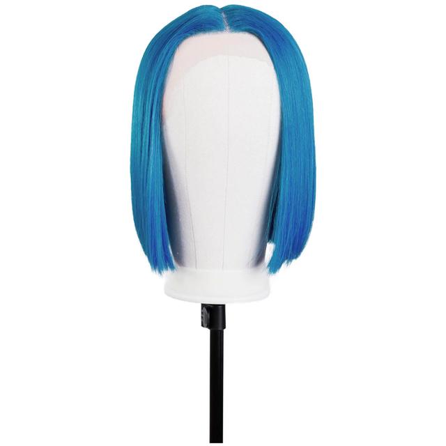 plsLONDON The Anna Bob Lace Frontal Wig (Various Options) - Aqua on Productcaster.