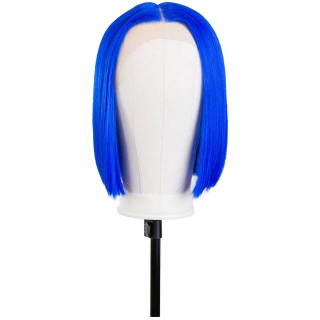 plsLONDON The Anna Bob Lace Frontal Wig (Various Options) - Cobalt on Productcaster.