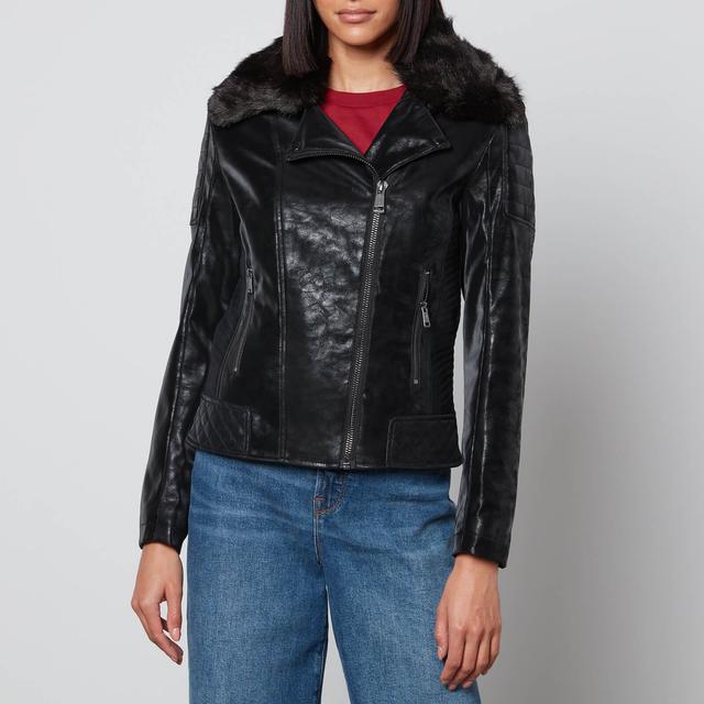 Guess Olivia Faux Leather Jacket - XS on Productcaster.