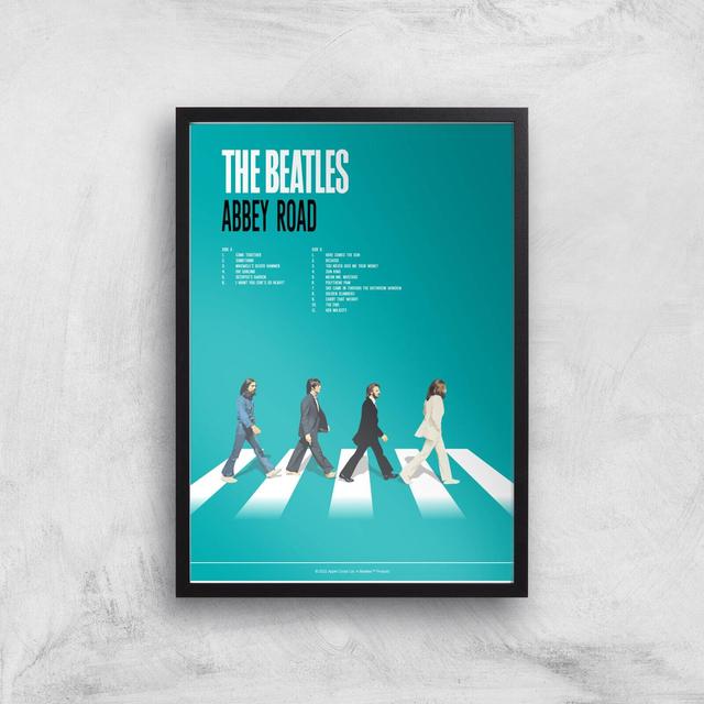 Abbey Road Collection The Crossing Giclee Art Print - A4 - Black Frame on Productcaster.