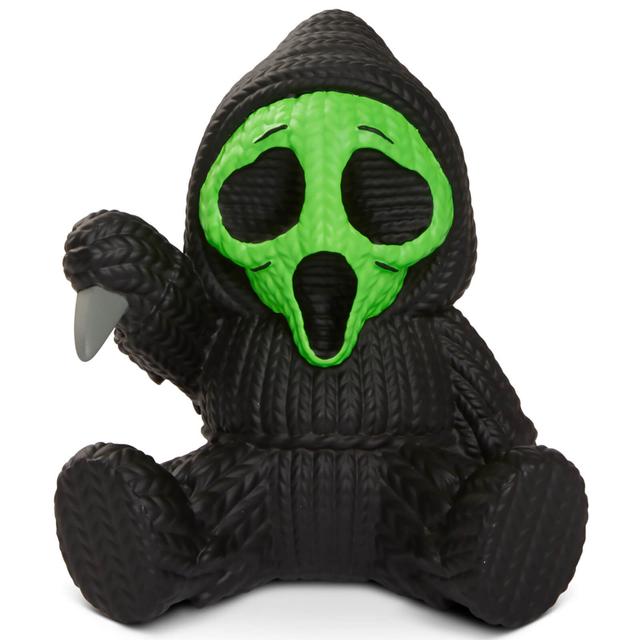 Handmade by Robotos Horror Scream Ghost Face Fluorescent Green Variant Vinyl Figure Knit Series 018 on Productcaster.