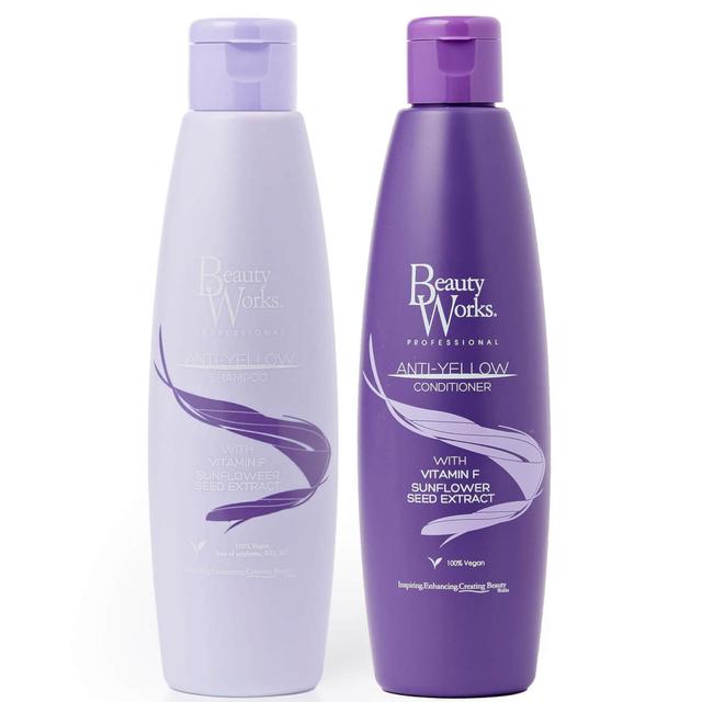 Beauty Works Anti Yellow Shampoo and Conditioner Bundle on Productcaster.