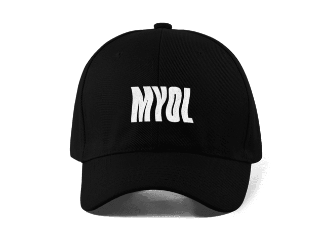 PBK MYOL Emblem Embroidered Black Cap on Productcaster.