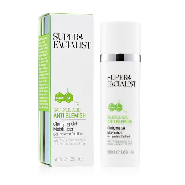 Super Facialist Salicylic Acid Anti-Blemish Clarifying Gel Moisturiser 50ml on Productcaster.