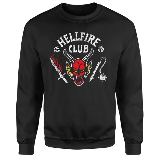 Sudadera vintage Hellfire Club de Stranger Things - Negro - M on Productcaster.