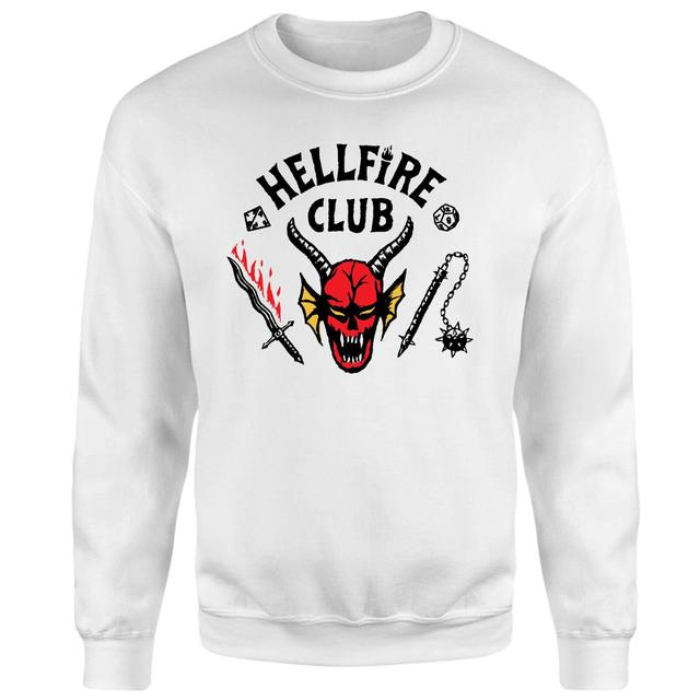 Sudadera Hellfire Club de Stranger Things - Blanco - S on Productcaster.