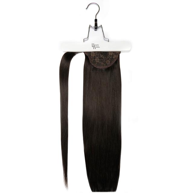 Beauty Works Super Sleek Invisi Pony 18 Inch Extensions (Various Colours) - Ebony on Productcaster.