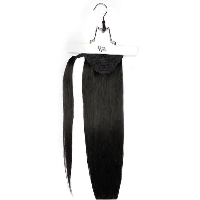 Beauty Works Super Sleek Invisi Pony 18 Inch Extensions (Various Colours) - Jet Set Black on Productcaster.