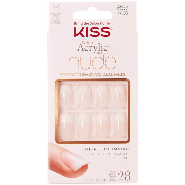 Kiss Salon Acrylic Nude Nails - Cashmere on Productcaster.