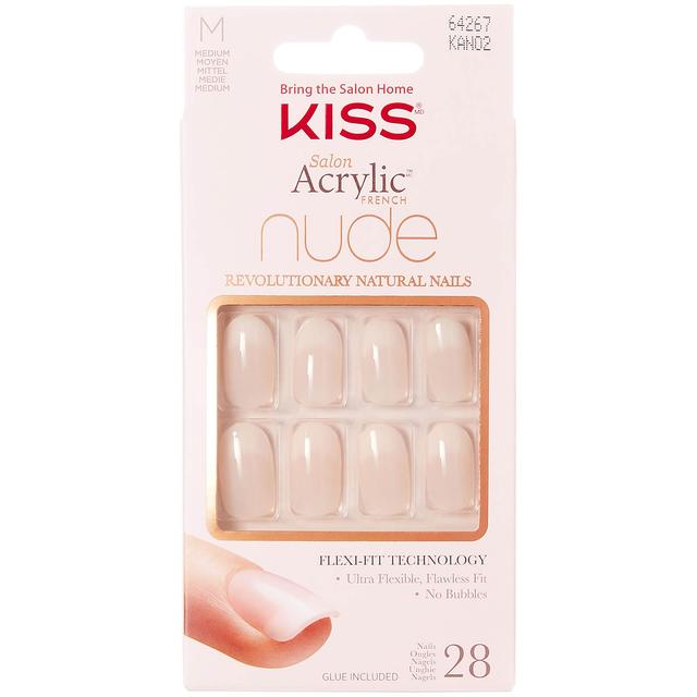 Kiss Salon Acrylic Nude Nails - Graceful on Productcaster.