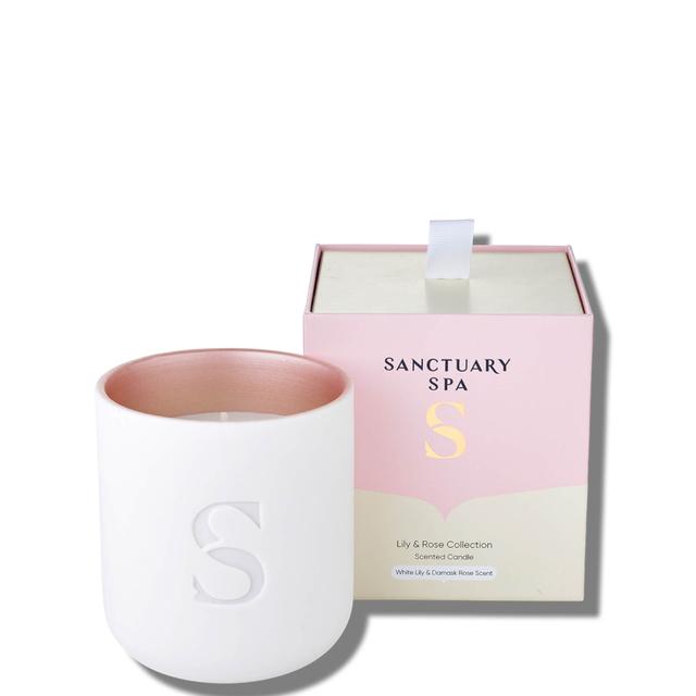 Sanctuary Spa Lily and Rose Scented Candle 260g on Productcaster.