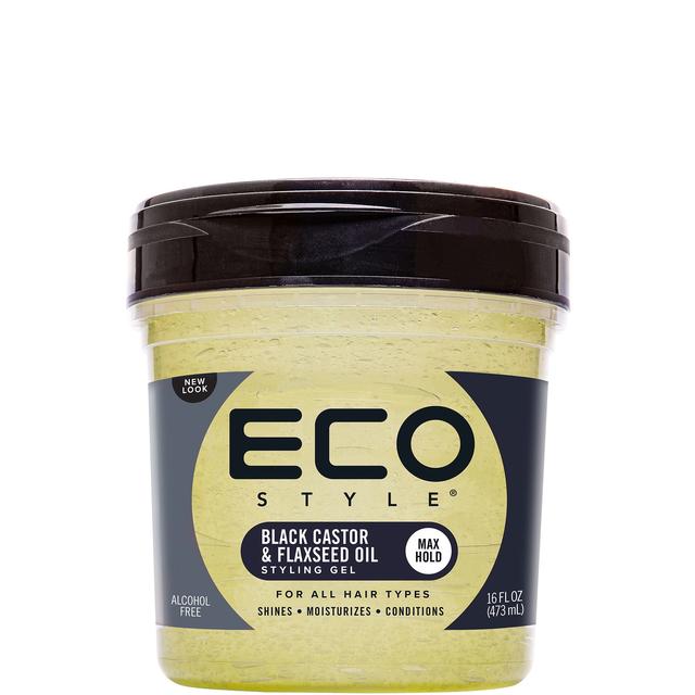 EcoStyle Black Castor & Flaxseed Oil Styling Gel 473ml on Productcaster.