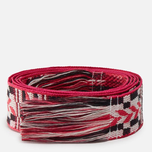 Isabel Marant Etka Woven Belt Black on Productcaster.