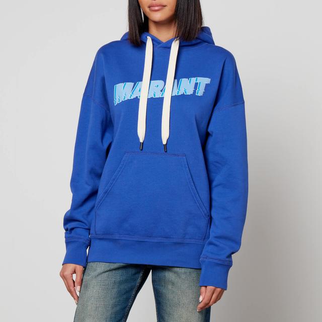 Isabel Marant Étoile Mansel Cotton-Blend Flash Logo Hoodie - FR 38/UK 10 on Productcaster.