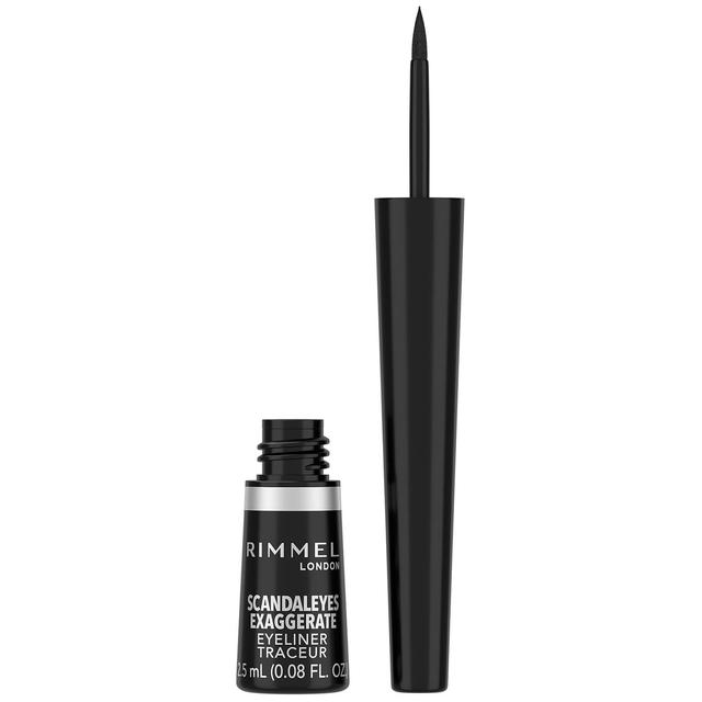 Rimmel London Exaggerate Liquid Eyeliner – 01 – Black, 2.5ml on Productcaster.