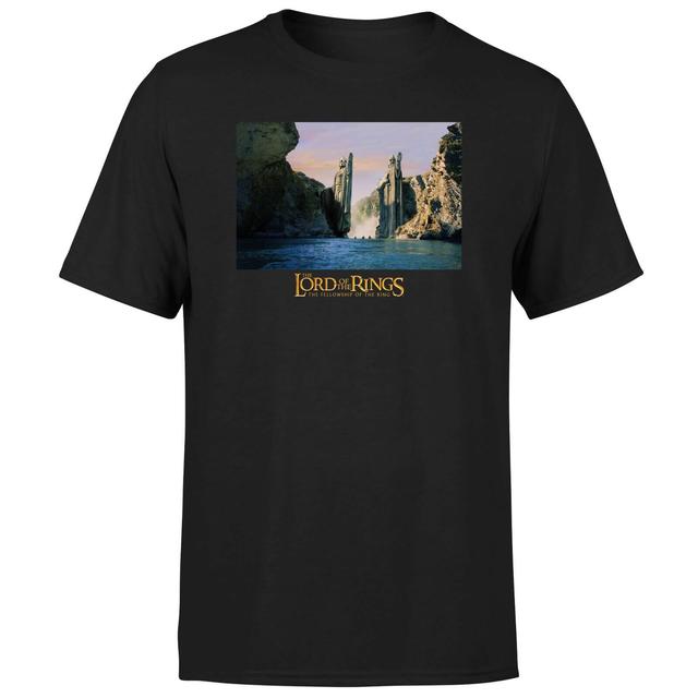 El Señor de los Anillos Camiseta Argonath Hombre - Negra - 4XL - Negro on Productcaster.