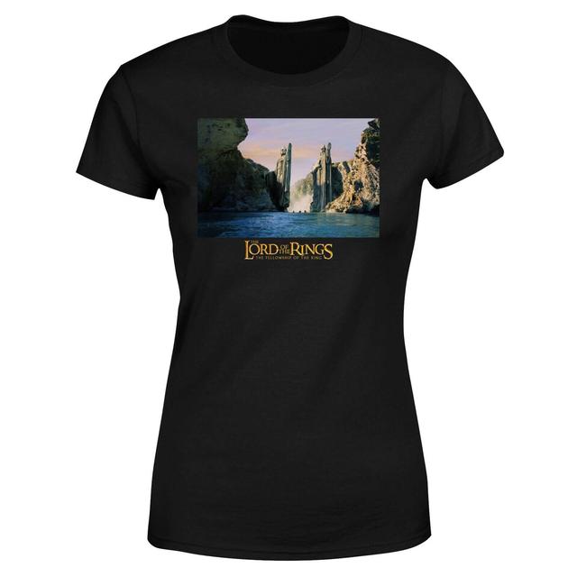 Lord Of The Rings Argonath Women's T-Shirt - Black - 3XL - Black on Productcaster.