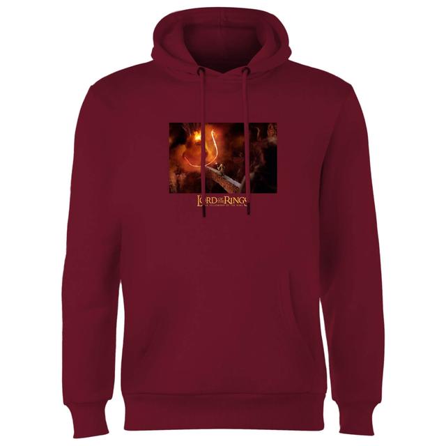 Lord Of The Rings You Shall Not Pass Hoodie - Burgundy - XXL - Burgundy on Productcaster.