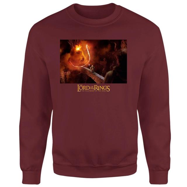 El Señor de los Anillos Sudadera "No Pasarás" - Burdeos - XXL - Burgundy on Productcaster.