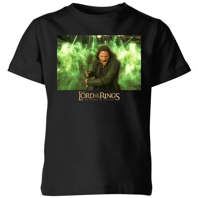 Lord Of The Rings Aragorn Kids' T-Shirt - Black - 9-10 år - Svart on Productcaster.