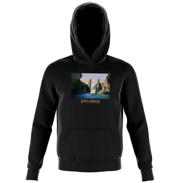 Lord Of The Rings Argonath Kids' Hoodie - Black - 11-12 Years - Black on Productcaster.