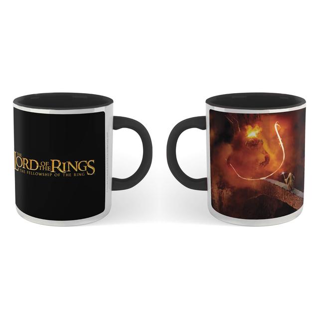 Lord Of The Rings You Shall Not Pass Mug - Black on Productcaster.