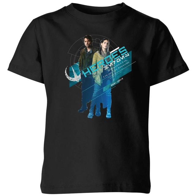 Star Wars Andor Heroes Pose Kids' T-Shirt - Black - 9-10 años - Negro on Productcaster.