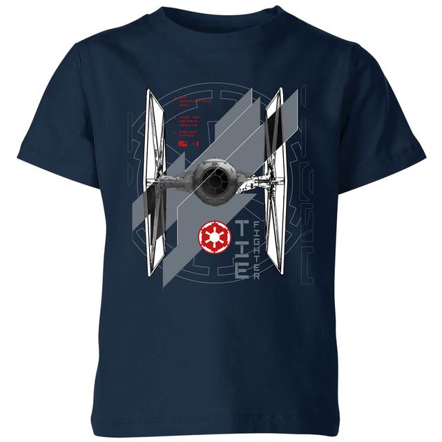 Camiseta para niño Andor Tie Fighter de Star Wars - Azul marino - 11-12 años - Azul Marino on Productcaster.