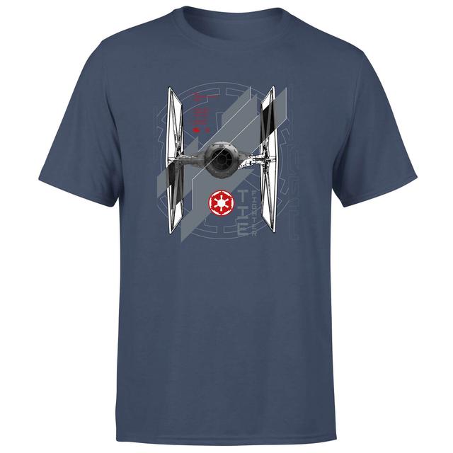 Star Wars Andor Tie Fighter Unisex T-Shirt - Navy - L - Azul Marino on Productcaster.