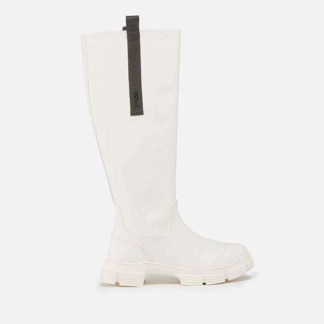 Ganni Rubber Knee-High Boots - UK 8 on Productcaster.