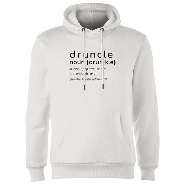 Druncle Hoodie - White - XXL - White on Productcaster.