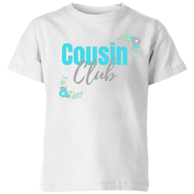 Cousin Club Blue Big And Beautiful Kids' T-Shirt - White - 11-12 Jahre - Weiß on Productcaster.