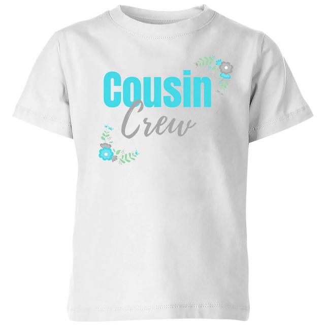 Cousin Crew Blue Big And Beautiful Kids' T-Shirt - White - 11-12 Jahre - Weiß on Productcaster.