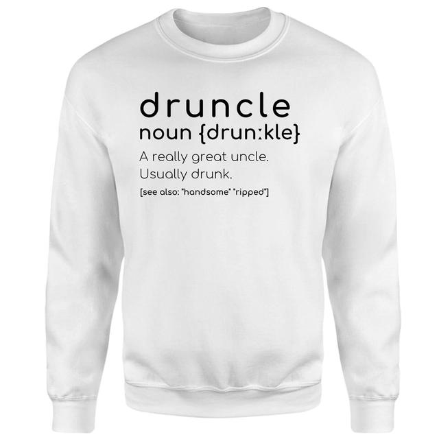 Druncle Sweatshirt - White - S - Weiß on Productcaster.