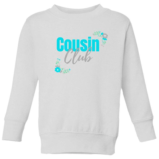 Cousin Club Blue Big And Beautiful Kids' Sweatshirt - White - 3-4 Jahre - Weiß on Productcaster.