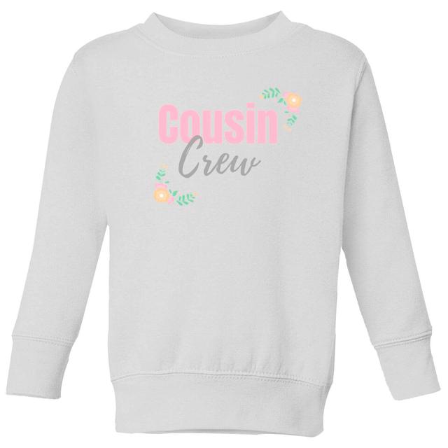 Cousin Crew Pink Big And Beautiful Kids' Sweatshirt - White - 3-4 Jahre - Weiß on Productcaster.