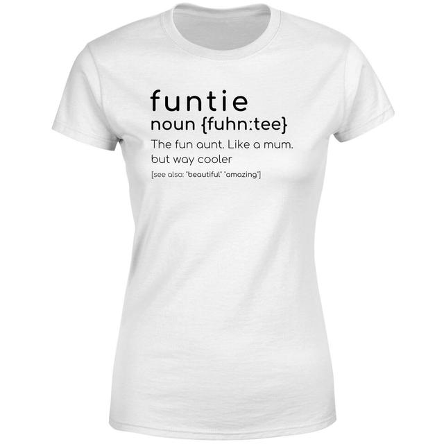 Funtie Women's T-Shirt - White - S - Weiß on Productcaster.