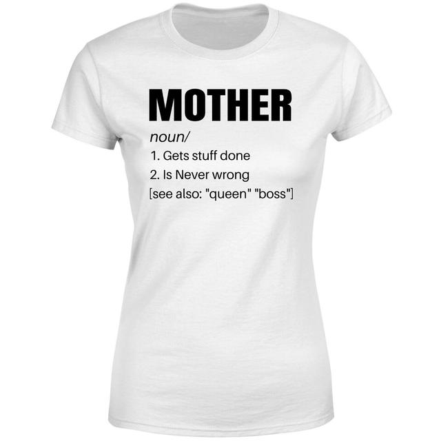 Mother Noun Women's T-Shirt - White - L - Weiß on Productcaster.