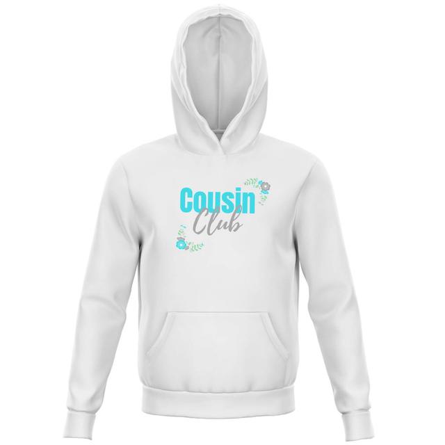 Cousin Club Blue Big And Beautiful Kids' Hoodie - White - 3-4 Jahre - Weiß on Productcaster.